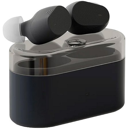 Fone de Ouvido Moondrop Pudding Preto TWS ANC Adaptativo LHDC Bluetooth 6.0 Driver 10mm