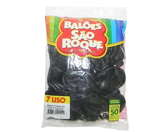 Balão Preto Ebano N°7 - São Roque