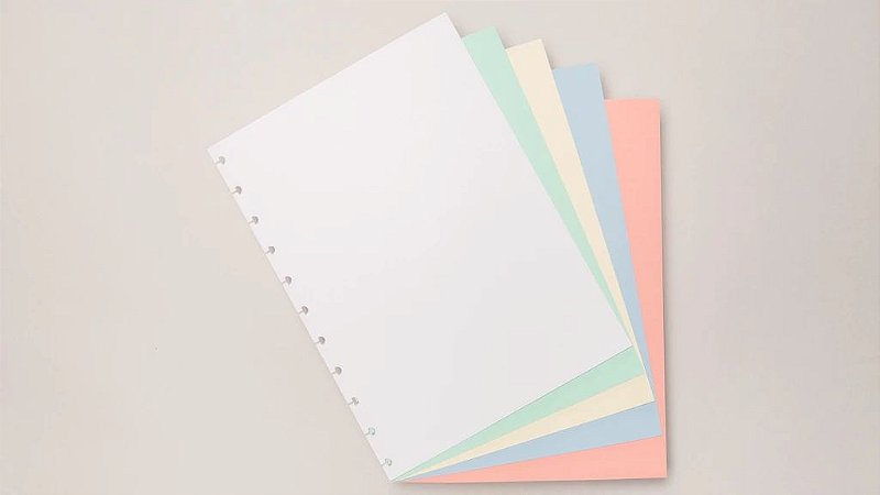Refil Colorido Médio - Caderno Inteligente