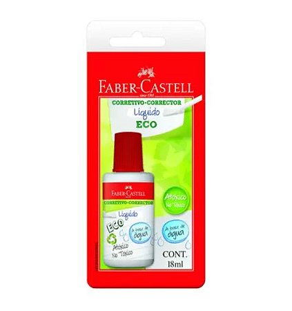 Corretivo Liquido Blister 18ml - Faber Castell