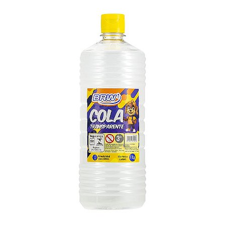 Cola Transparente Líquida 1kg - BRW