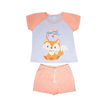 Pijama Floresta Raposa Adulto - Uatt
