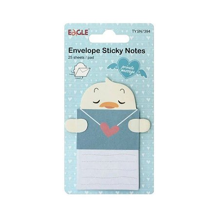 Bloco De Anotações Envelope Sticky Notes - Eagle