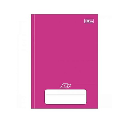 Caderno Brochura Universitário D+ Rosa 96 Folhas - Tilibra