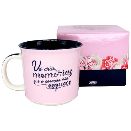 Caneca Vó Memórias 350ml - Zona Criativa