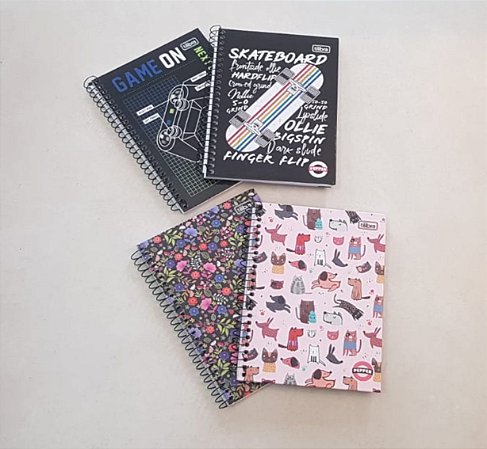 Caderneta Espiral Pepper 1/4 80 Folhas - Tilibra