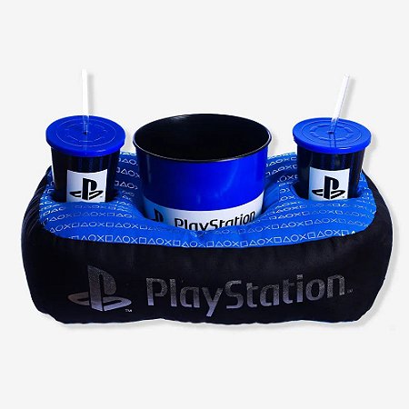 Kit Almofada Pipoca Suede Playstation - Zona Criativa