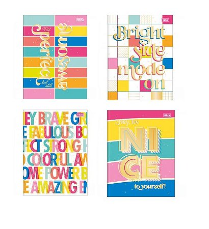 Caderno Brochura Be Nice 80 Folhas - Tilibra