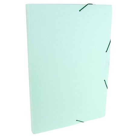 Pasta Elástica Com Aba 2cm Verde Pastel - ACP