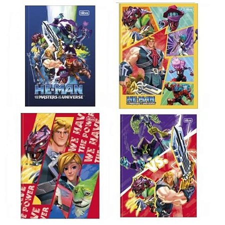Caderno Brochura He-Man 80 Folhas - Tilibra