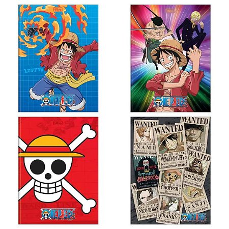 Caderno Brochura One Piece 80 Folhas - Tilibra