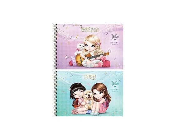 Caderno Cartografia Jolie - Tilibra