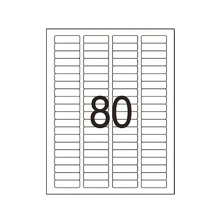 Etiqueta Carta 6187 Com 80 Etiquetas - Pimaco