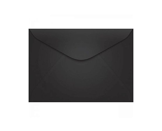 Envelope Preto 114mm X 162mm - Tilibra