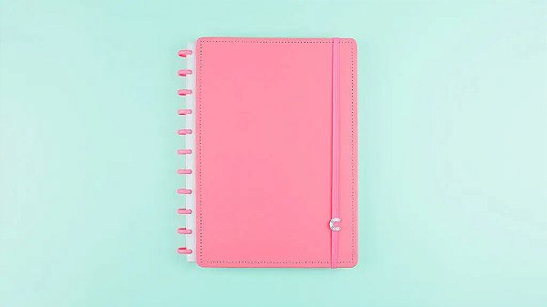 Caderno All Pink Grande - Caderno Inteligente