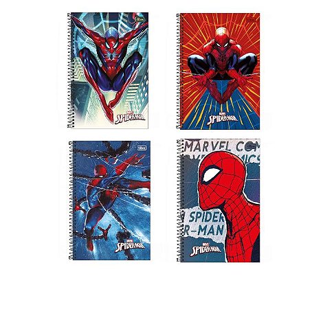 Caderno Universitário Spider Man 1 Matéria - Tilibra