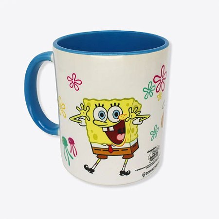 Caneca Pop Bob Esponja 350ml - Zona Criativa