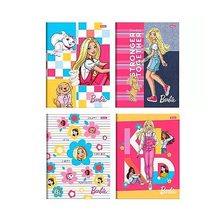Caderno Brochura Flex Barbie 60 Folhas - Foroni