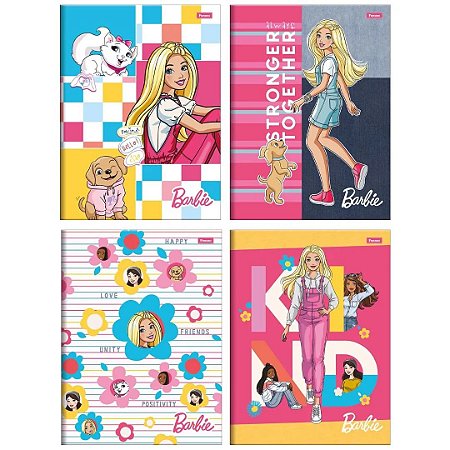 Caderno Brochura Barbie 48 Folhas - Foroni