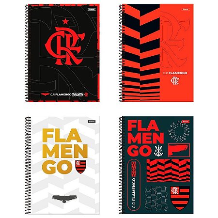 Caderno Universitário Flamengo 15 Matérias - Foroni