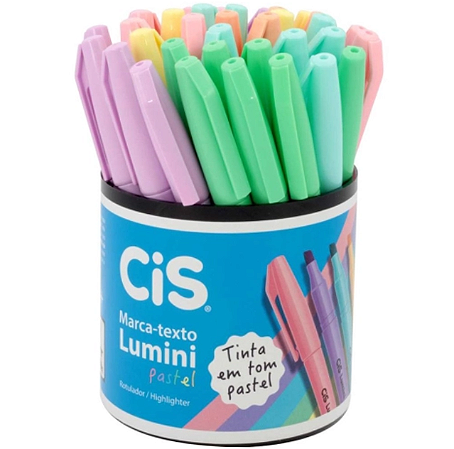Marca Texto Lumini Tons Pastel - Cis
