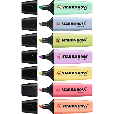 Marca texto Stabilo Boss Tons Pastel - Stabilo