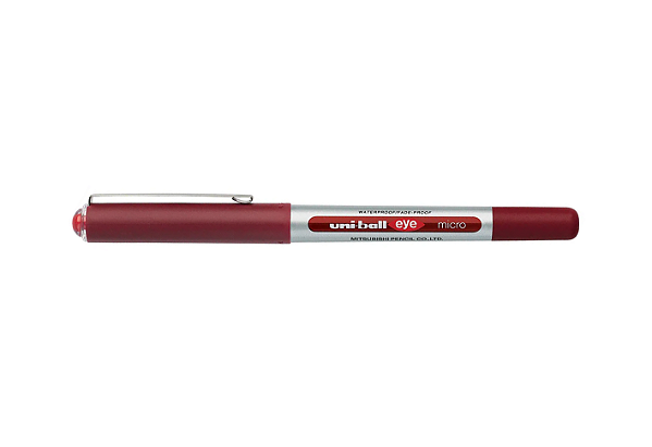 Caneta Rollerball Eye Micro Vermelha - Uni-Ball