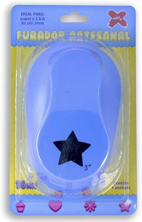 Furador Papel e Eva Regular Estrela 16mm - Make+