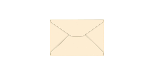 Envelope Carta 114x162 mm Creme - Foroni
