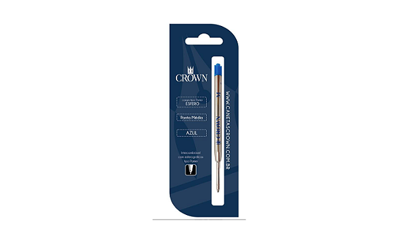 Carga Esferográfica Azul Parker - Crown