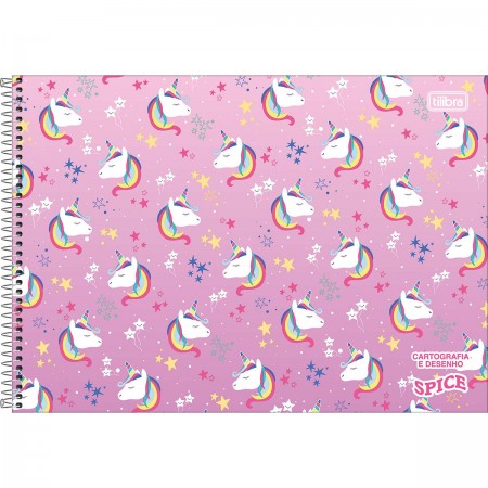 Caderno Cartografia e Desenho Spice 80 Folhas - Tilibra