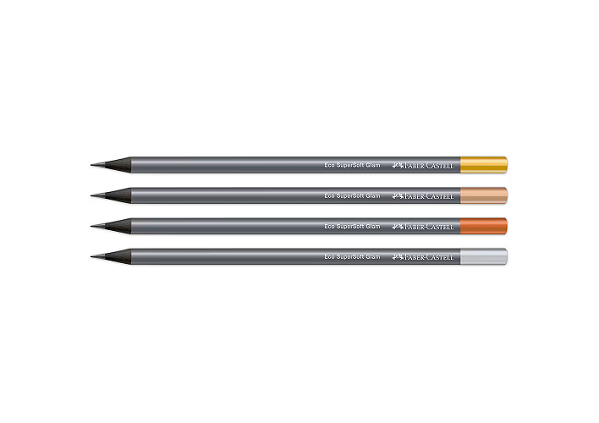 Lápis Grafite Ecolápis SuperSoft n.2 Glam - Faber-Castell