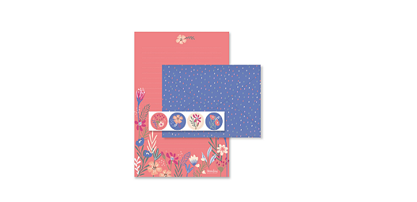 Papel De Carta Primavera - Fina Idea