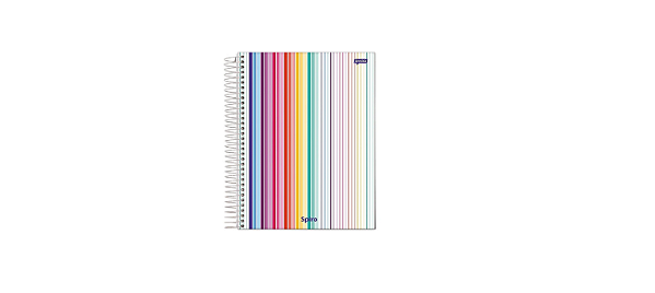 Caderno Capa Dura Spiro 160 Folhas - Jandaia
