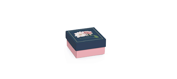 Mini Caixa Quadrada com Tampa Pretty - Cromus