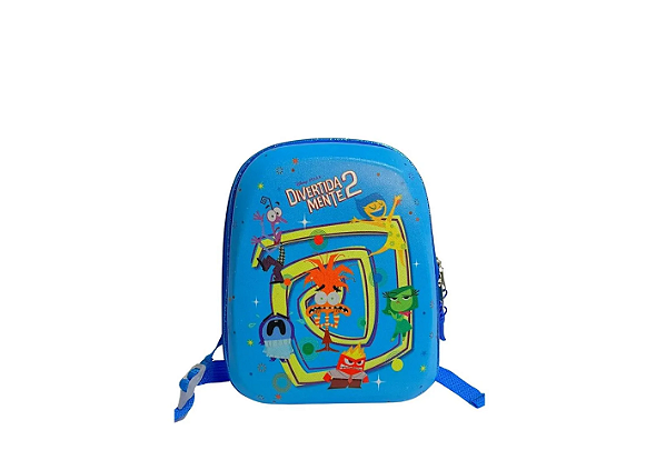 Lancheira Infantil Divertidamente Roleta Azul - Maxtoy