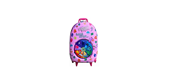 Mala Divertida Mente Roleta Rosa - Maxtoy
