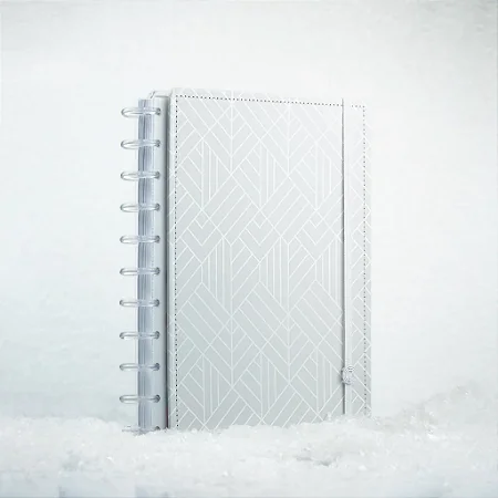 Caderno Ice Grey Grande - Caderno Inteligente