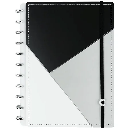 Caderno Grey Glam Grande - Caderno Inteligente