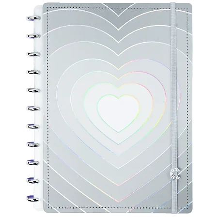 Caderno Grey Love Grande - Caderno Inteligente