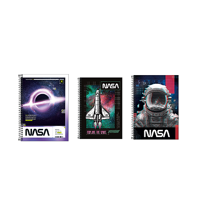 Caderno Universitário Nasa 16 Matérias - Tilibra