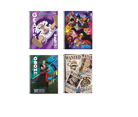 Caderno Universitário Connect 10 Matérias 160 Fls One Piece - Tilibra
