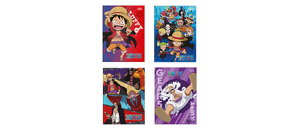 Caderno Brochura One Piece 48 Folhas - Tilibra