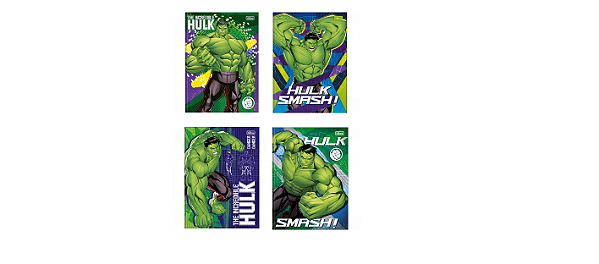 Caderno Brochura Hulk 80 Folhas - Tilibra