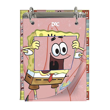 Mini Ficheiro Vertical 80 fls. Bob Esponja - Dac