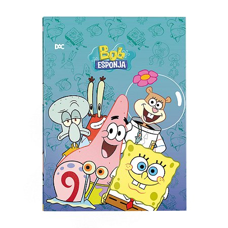 Pasta Catálogo Com 10 Envelopes Bob Esponja - Dac