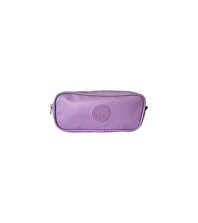 Estojo Escolar  2 Zíper PVC Lilás - Vmp
