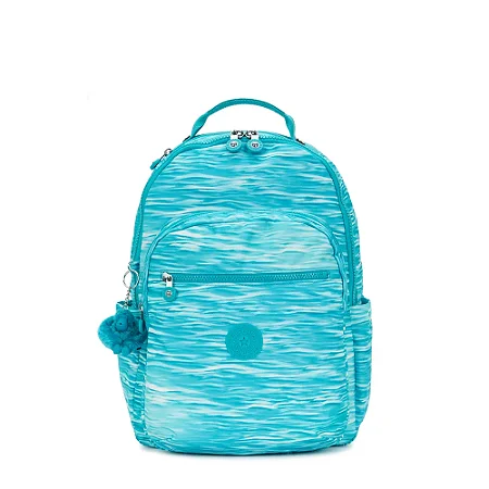 Mochila Seoul Aqua Pool Estampado - Kipling