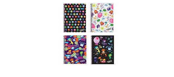 Caderno Universitário 10 Matérias Divertidamente - Foroni