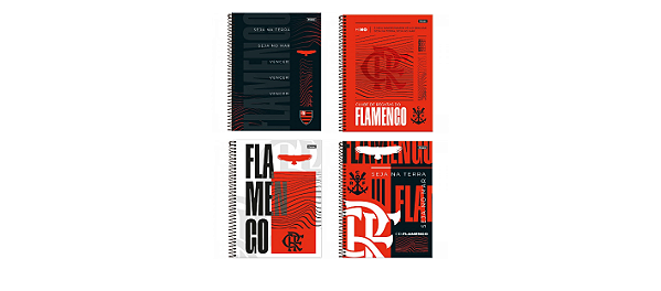 Caderno Universitário 1 Matéria Flamengo - Foroni